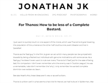 Tablet Screenshot of jonathanjk.com